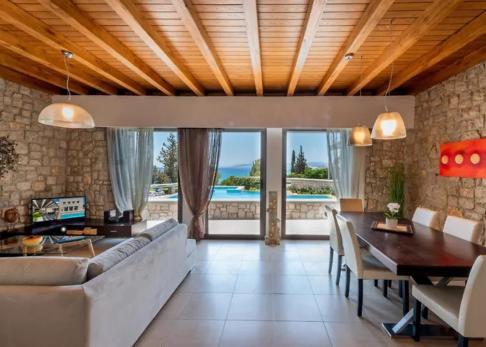 Costamare - Enjoy Lazy Days On The Private Pool-jacuzzi Villa Pefki